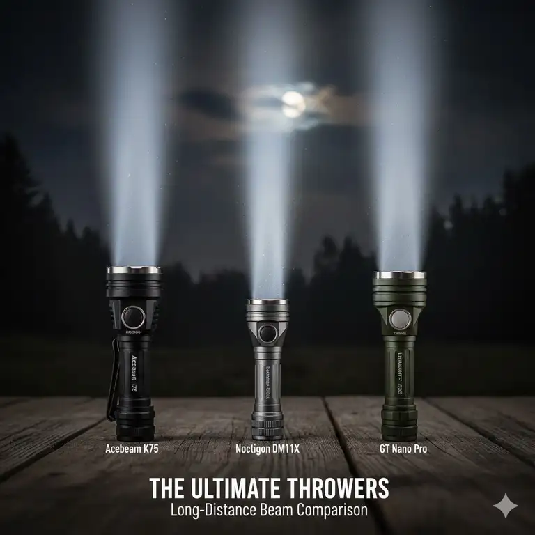 Best Thrower Flashlight: Top 7 High-Power Picks for Long-Range Performance [2025]