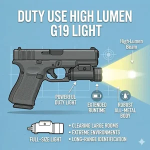 Performance demonstration of the best g19 light for duty and home defense use.