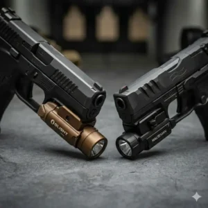 Small form factor weapon lights from the best pistol light brands designed for concealed carry and EDC.