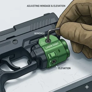 Comparison showing how the best pistol laser models maintain a slim profile for smooth holster draws and compatibility.