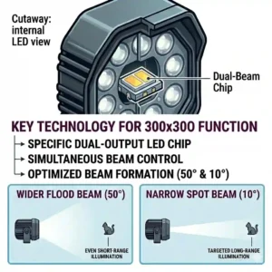 A compact indoor infrared illuminator used to improve video quality for baby monitors.